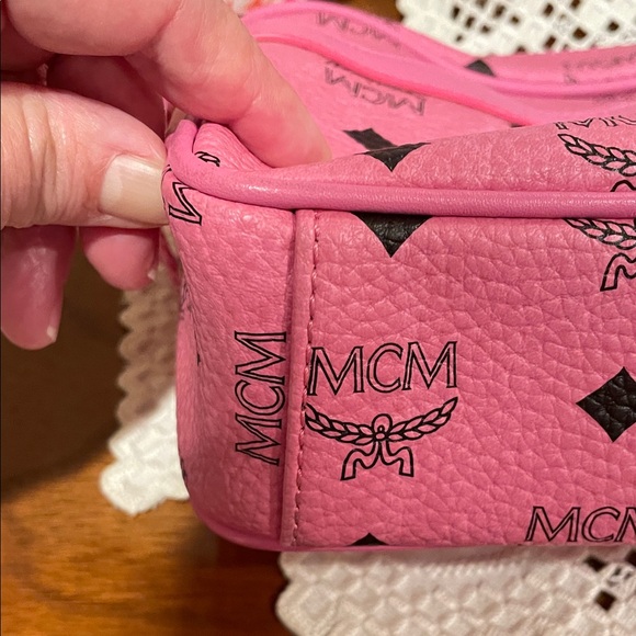 MCM Vibrant Pink Crossbody Bag - Picture 8 of 8